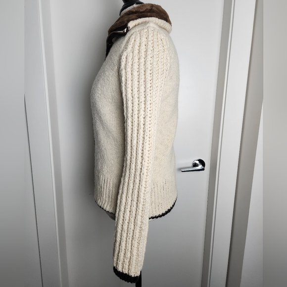 Vintage M60 Knit Fur Sweater Jacket - Picture 8 of 14